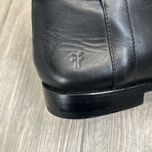 Frye Women’s Paige Tall Riding Boots Black Leather Size 6.5 - Picture 12 of 16